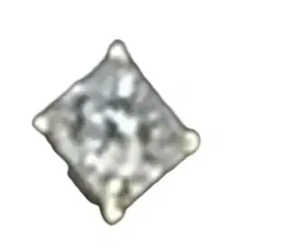 Wish Fine Jewelry 0.6ctw Diamond Princess Studs 14K Gold 01 Side Earring | Thumbnail 1