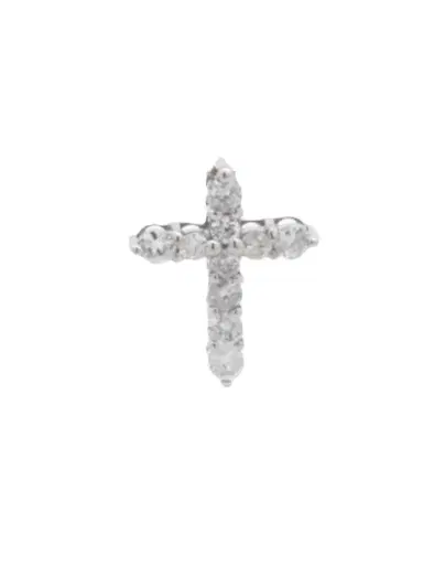 Wish Fine Jewelry 0.70ct Diamond 18K Gold Cross Pendant | Thumbnail 1
