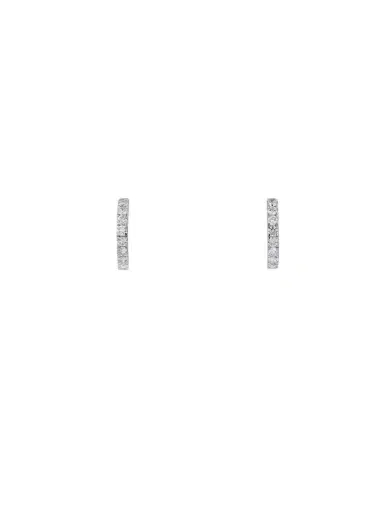 Wish Fine Jewelry 0.75ct Diamond 14K Gold Hoop Earrings | Thumbnail 1 Wish Fine Jewelry 0.75ct Diamond 14K Gold Hoop Earrings | Thumbnail 1
