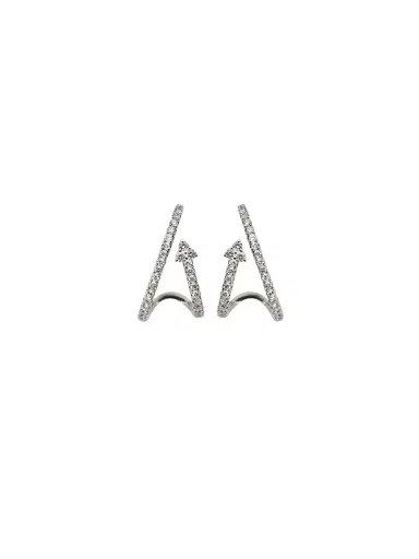 Wish Fine Jewelry 0.76ct Diamond 18K Gold Arrow Earrings | Thumbnail 1 Wish Fine Jewelry 0.76ct Diamond 18K Gold Arrow Earrings | Thumbnail 1