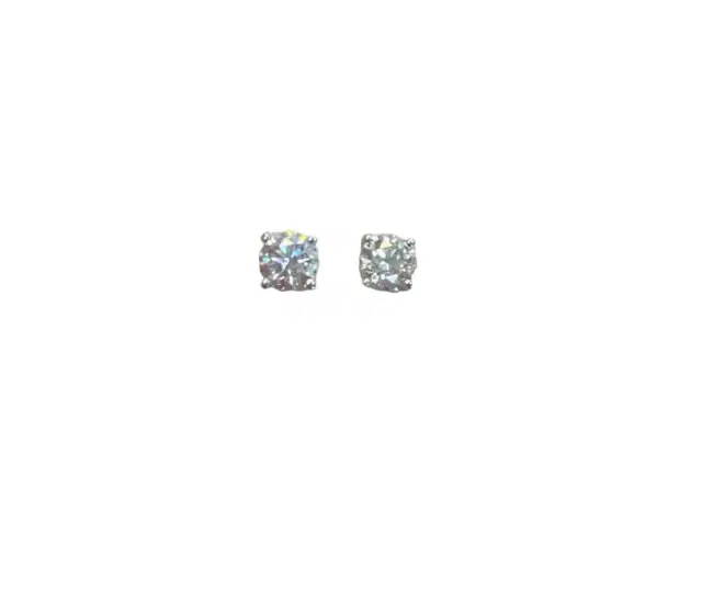 Wish Fine Jewelry 0.80ct Diamond 18K Gold Stud Earring