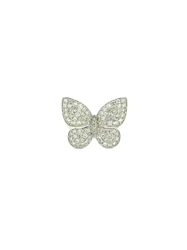 Wish Fine Jewelry 1.0ct Diamond 18K Gold Butterfly Cluster Ring | Thumbnail 1 Wish Fine Jewelry 1.0ct Diamond 18K Gold Butterfly Cluster Ring | Thumbnail 1