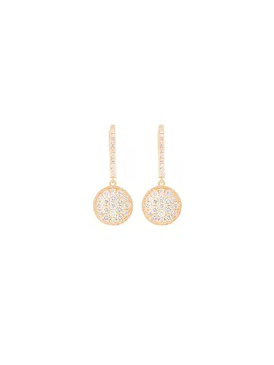 Wish Fine Jewelry 1.0ct Diamond 18K Gold Dangle Earrings | Thumbnail 1