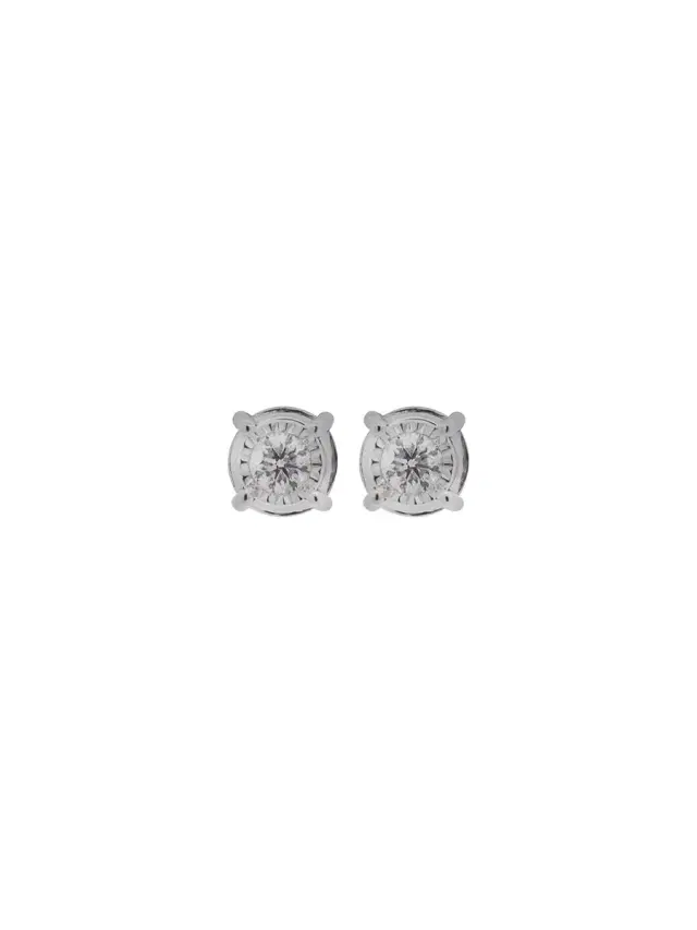 Wish Fine Jewelry 1.20ct Diamond 14K Gold Stud Earrings