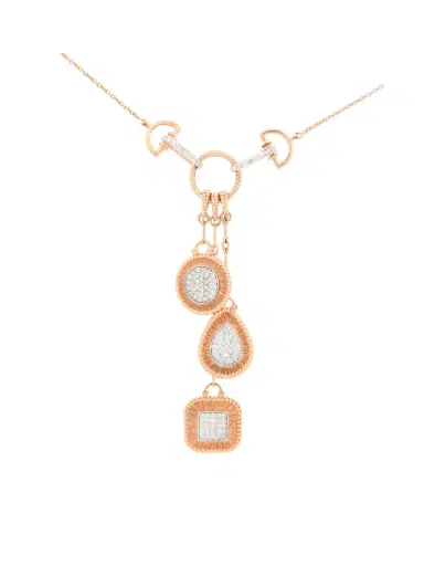 Wish Fine Jewelry 1.21ct Diamond 14K Gold Multi Pendant Necklace | Thumbnail 1 Wish Fine Jewelry 1.21ct Diamond 14K Gold Multi Pendant Necklace | Thumbnail 1