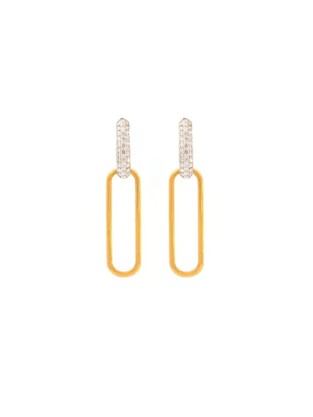 Wish Fine Jewelry 1.3ct Diamond 14K Gold Dangle Earrings