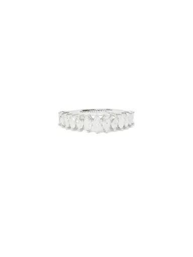 Wish Fine Jewelry 1.47ct Marquise Diamond 18K Gold Half Eternity Ring | Thumbnail 1 Wish Fine Jewelry 1.47ct Marquise Diamond 18K Gold Half Eternity Ring | Thumbnail 1