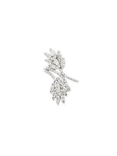 Wish Fine Jewelry 1.50ct Diamond 18K Gold Leaf Ring | Thumbnail 1 Wish Fine Jewelry 1.50ct Diamond 18K Gold Leaf Ring | Thumbnail 1