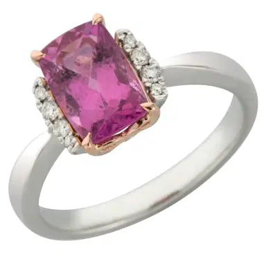 Wish Fine Jewelry 1.8cts Toumaline Diamond 18K Gold Ring | Thumbnail 2 Wish Fine Jewelry 1.8cts Toumaline Diamond 18K Gold Ring | Thumbnail 2
