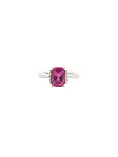 Wish Fine Jewelry 1.8cts Toumaline Diamond 18K Gold Ring | Thumbnail 1 Wish Fine Jewelry 1.8cts Toumaline Diamond 18K Gold Ring | Thumbnail 1