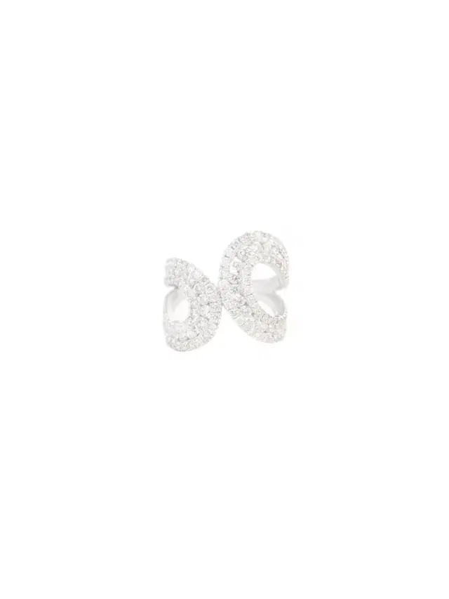 Wish Fine Jewelry 1.93ct Diamond 14K Gold Bypass Ring