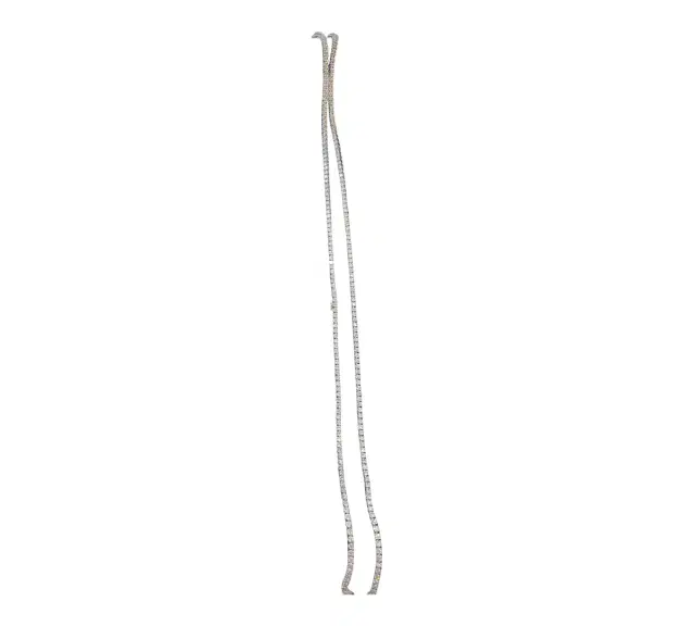 Wish Fine Jewelry 14.40ct Diamond 18K Gold Long Tennis Necklace
