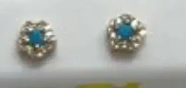 Wish Fine Jewelry 14K DIAMOND & TQ STUD YG | Thumbnail 1