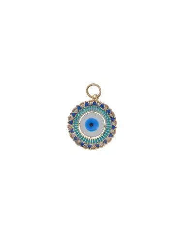 Wish Fine Jewelry 14K Gold Evil Eye Pendant | Thumbnail 1 Wish Fine Jewelry 14K Gold Evil Eye Pendant | Thumbnail 1