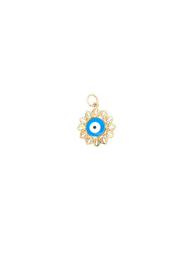 Wish Fine Jewelry 14K Gold Evil Eye Pendant | Thumbnail 1