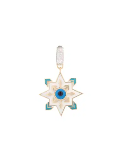 Wish Fine Jewelry 14K Gold Evil Eye Star Pendant | Thumbnail 1 Wish Fine Jewelry 14K Gold Evil Eye Star Pendant | Thumbnail 1