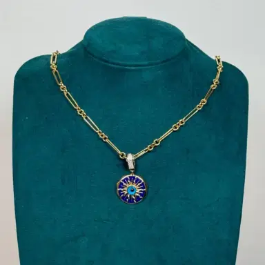 Wish Fine Jewelry 14K Gold Evil Eye Star Pendant | Thumbnail 2 Wish Fine Jewelry 14K Gold Evil Eye Star Pendant | Thumbnail 2