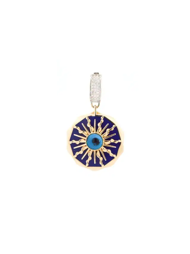 Wish Fine Jewelry 14K Gold Evil Eye Star Pendant