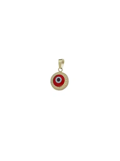 Wish Fine Jewelry 14K Gold Red Evil Eye Pendant | Thumbnail 1 Wish Fine Jewelry 14K Gold Red Evil Eye Pendant | Thumbnail 1