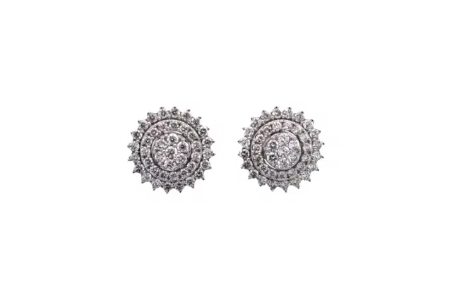 14K WG 1.50 CTW DIA  Earrings