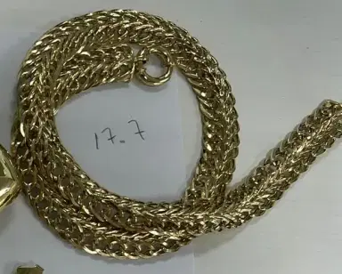 Wish Fine Jewelry 14K Yellow Gold Doble Chain Necklace 17.7g | Thumbnail 1