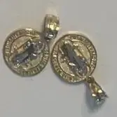 Wish Fine Jewelry 14K Yellow Gold Miraculous Medal Pendant 0,8g | Thumbnail 2