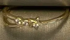 Wish Fine Jewelry 14K Yellow Star Dia Ring 1,2g | Thumbnail 1