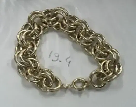 14K YG 19.4g Double Elo Bracelets