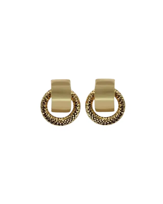 Wish Fine Jewelry 14K YG 2.7 GR. ITALY  Earrings