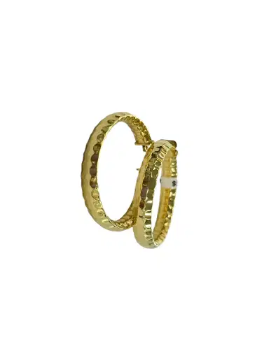 Wish Fine Jewelry 14K YG 3.7g Hoops Earrings | Thumbnail 1 Wish Fine Jewelry 14K YG 3.7g Hoops Earrings | Thumbnail 1