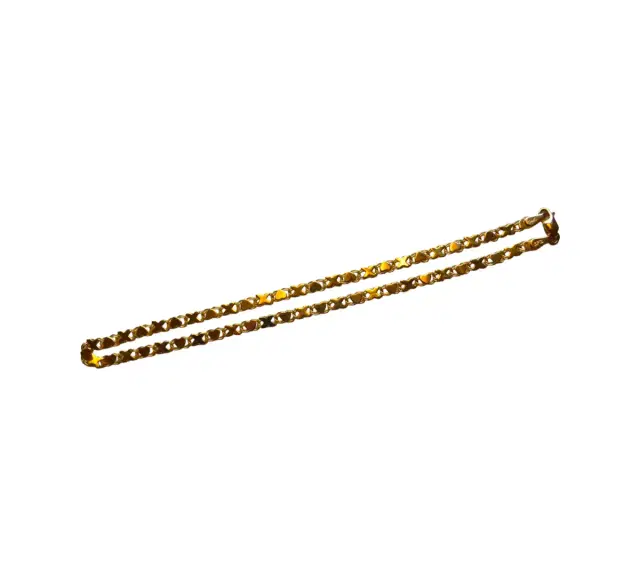 Wish Fine Jewelry 14K YG 4.6g Hearts and "X" Bracelets
