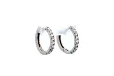 Wish Fine Jewelry 14KW 1/2 CTW DIA HOOPS Earrings | Thumbnail 1