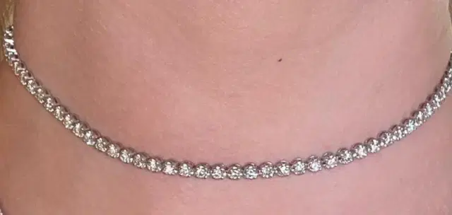 14KW Diamond Choker D: 3.00ct