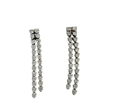 Wish Fine Jewelry 14KW DIAMOND EARRING | Thumbnail 1