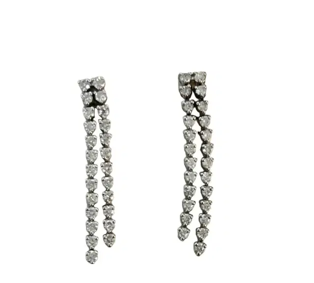 Wish Fine Jewelry 14KW DIAMOND EARRING