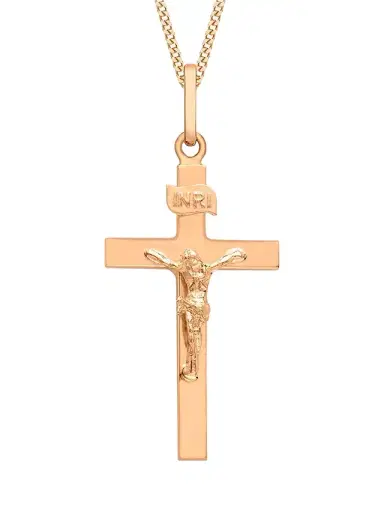 Wish Fine Jewelry 14KY Crucifix 1.1g | Thumbnail 1