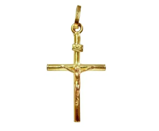 Wish Fine Jewelry 14KY Crucifix 2.4g
