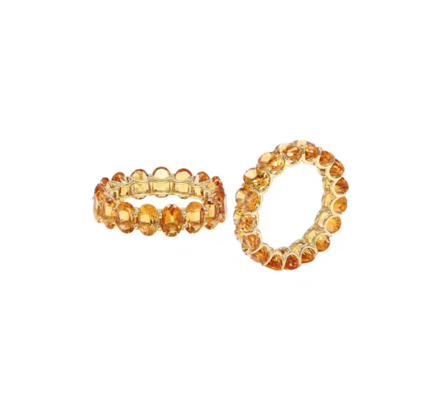 Wish Fine Jewelry 14KY GOLD - 2.16 GM/ GROSS WT - 3.62 GM CITRINE - 7.31 CT (17) / 6x4 / LQ