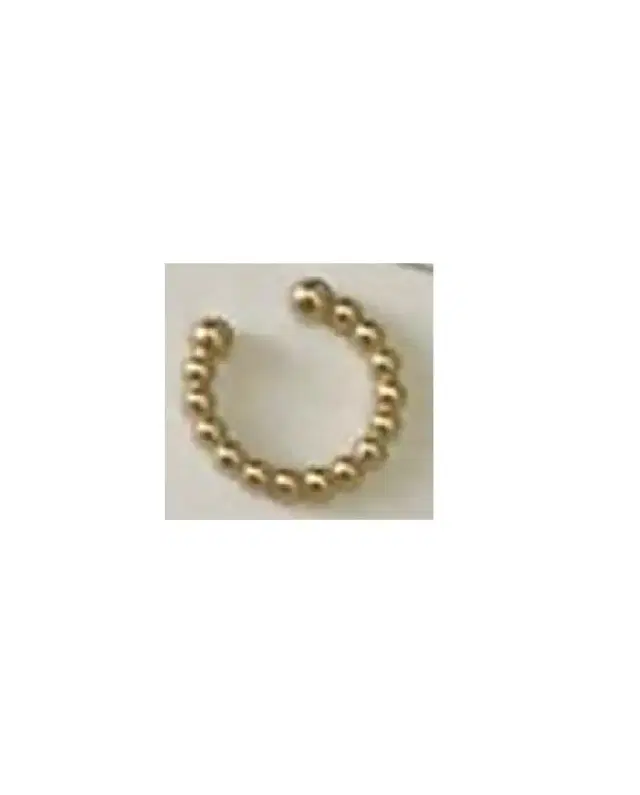 Wish Fine Jewelry 14KY Gold Beaded Cuff