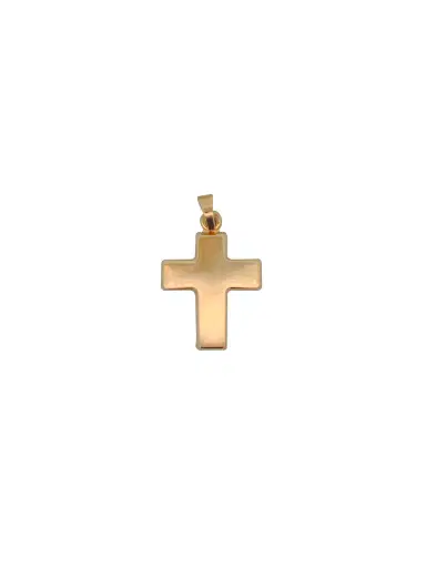 Wish Fine Jewelry 14KY Gold High polish Flat Cross | Thumbnail 1