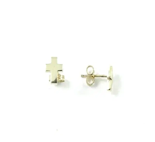 Wish Fine Jewelry 14KY_Mini Cross Plain