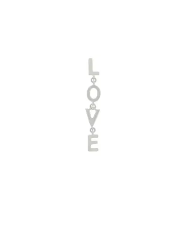 Wish Fine Jewelry 18K Gold Love Single Dangle Drop Earrings | Thumbnail 2 Wish Fine Jewelry 18K Gold Love Single Dangle Drop Earrings | Thumbnail 2