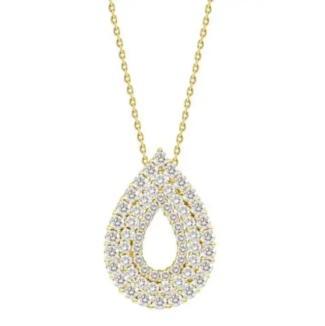 Wish Fine Jewelry 18KTY 3.99g DIA 1.06cts
