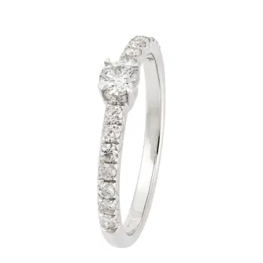 Wish Fine Jewelry 18KW 2.110G D 0.45 Cts/15 Pcs | Thumbnail 1