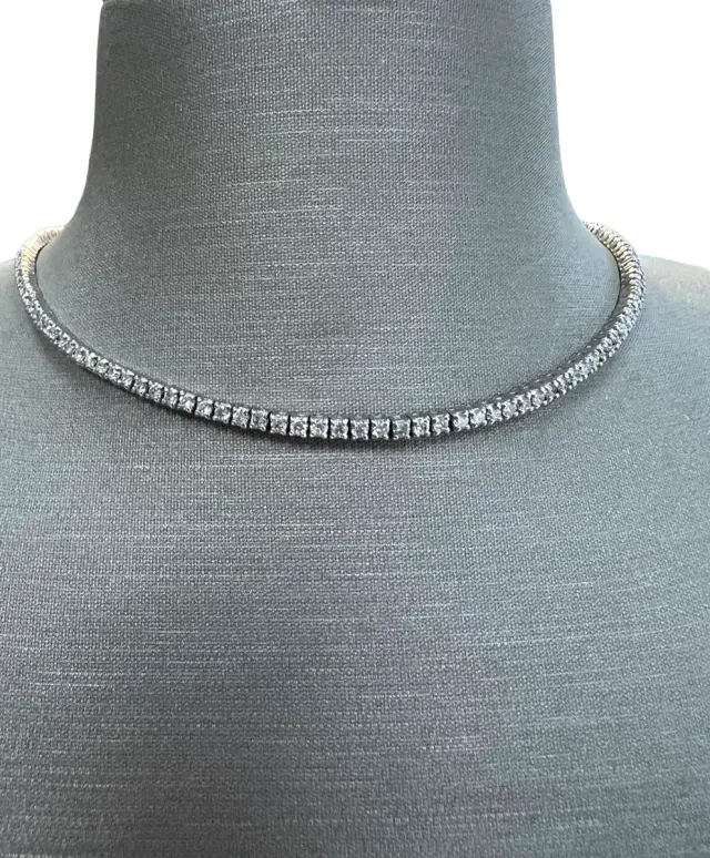 18KWG 7.93G D;1.5 ct