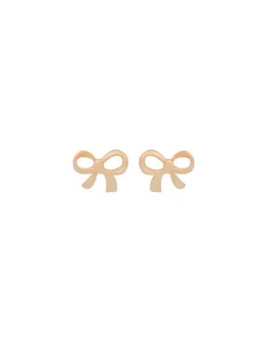 Wish Fine Jewelry 18KY Gold Large Bow Earrings | Thumbnail 1 Wish Fine Jewelry 18KY Gold Large Bow Earrings | Thumbnail 1