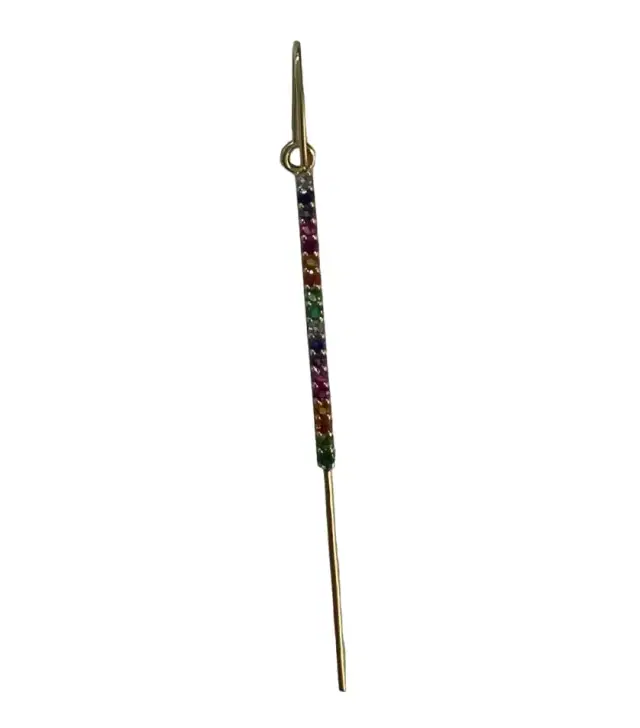 Wish Fine Jewelry 18KY-1.20GM 2TSA-0.04CT 6SAS-0.10CT 2RUS-0.06CT 2EMS-0.04CT 2CIT-0.03CT