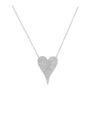 Wish Fine Jewelry 2.0ct Diamond 14K Gold Heart Necklace | Thumbnail 2 Wish Fine Jewelry 2.0ct Diamond 14K Gold Heart Necklace | Thumbnail 2