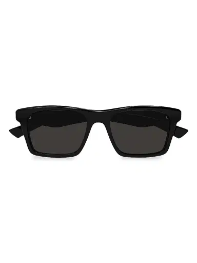 Alexander McQueen Men's AM0472S 53MM Square Sunglasses - Dark Grey Black | Thumbnail 2