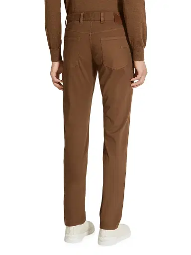 ZEGNA Men's Stretch Cotton Roccia Jeans - Dark Foliage | Thumbnail 4 ZEGNA Men's Stretch Cotton Roccia Jeans - Dark Foliage | Thumbnail 4